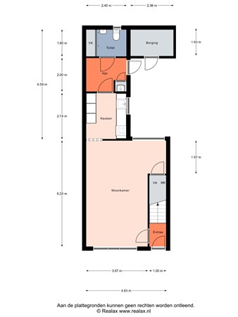 Floorplan - Nieuwe Schans 32, 3751 BC Bunschoten-Spakenburg